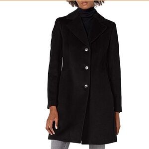Calvin Klein, women's Classic Wool Blend Coat. Size M.